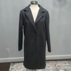 Fashion Nova Charcoal Trench Coat